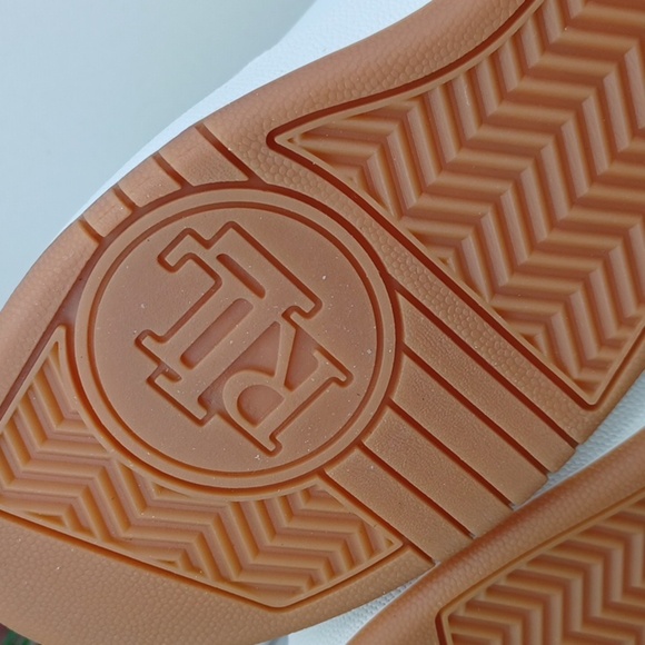 Lauren Ralph Lauren Hailey Leather and Suede Sneaker NIB - Picture 9 of 11